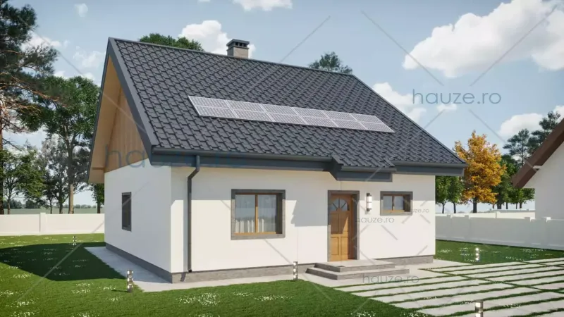 Coperta proiectului Proiect casă Parter (3 dormitoare) – Alice – 105 m²
