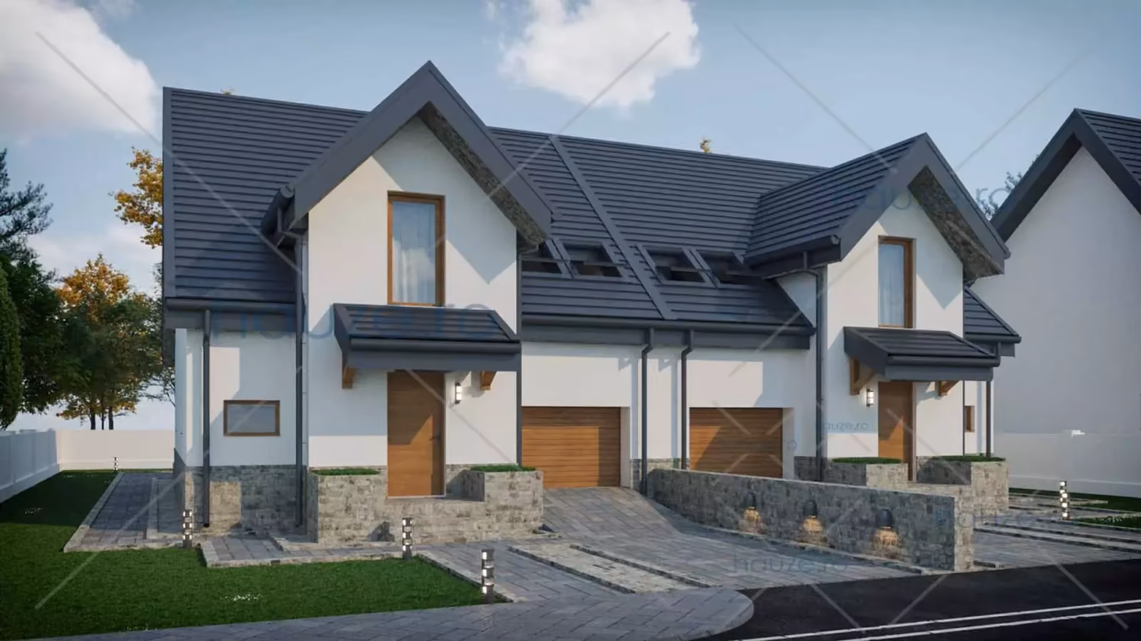 Proiect casa Parter si Etaj (3 dormitoare) – Annie – 107mp