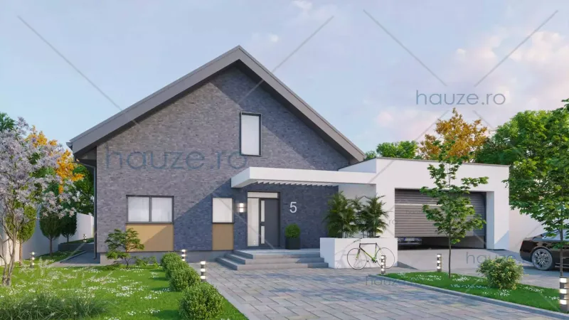 Coperta proiectului Proiect casă Parter și Mansardă (3 dormitoare) – Thea – 225 m²