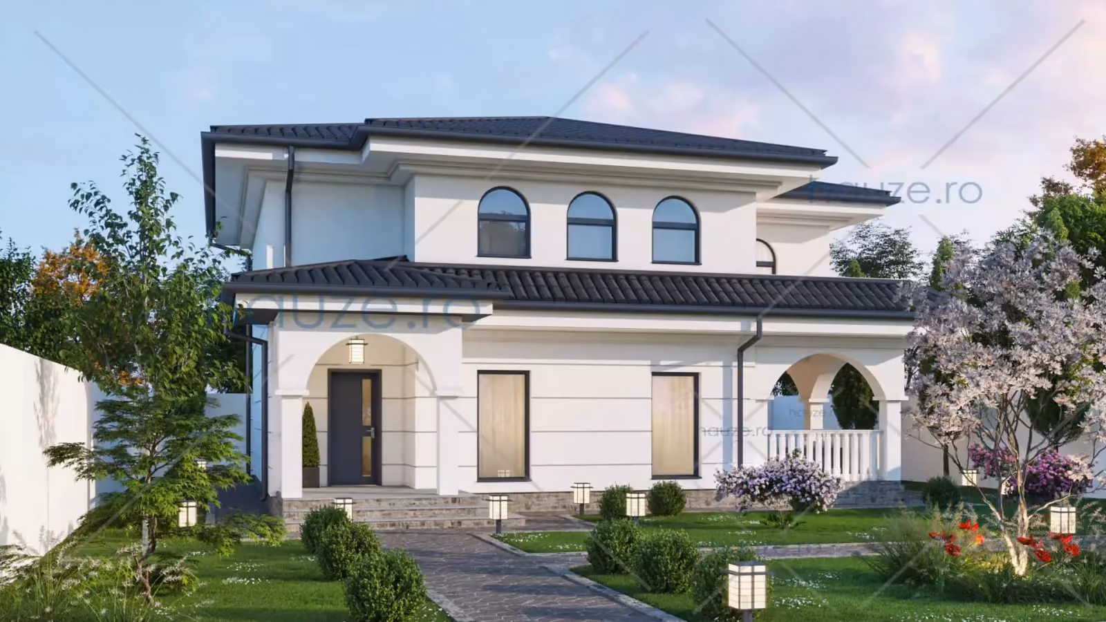 Proiect casa Parter si Etaj (3 dormitoare) – Roa – 122mp