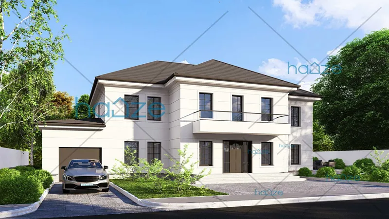 Coperta proiectului Proiect casă Parter și Etaj (4 dormitoare) – Emily – 199 m²
