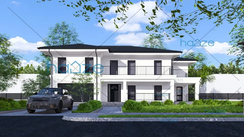 Coperta proiectului Proiect casă Parter și Etaj (4 dormitoare) – Sofia – 154 m²