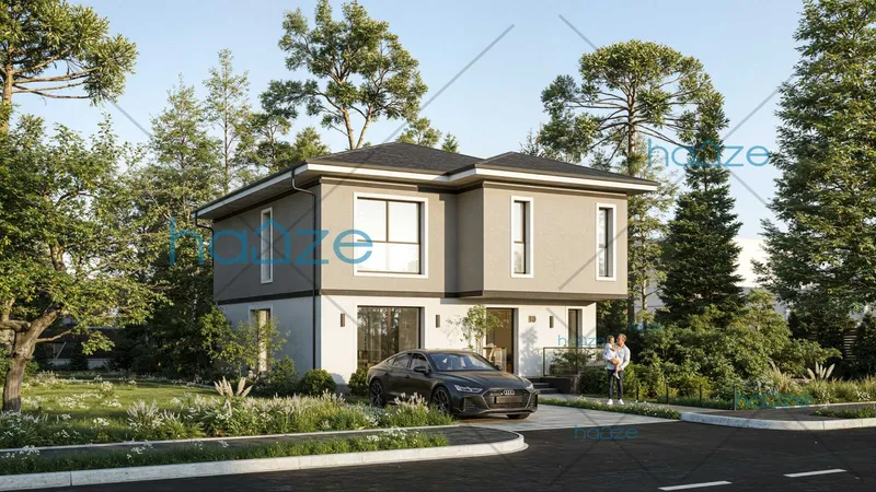 Coperta proiectului Proiect casă Parter și Etaj (3 dormitoare) – Elvira – 86 m²