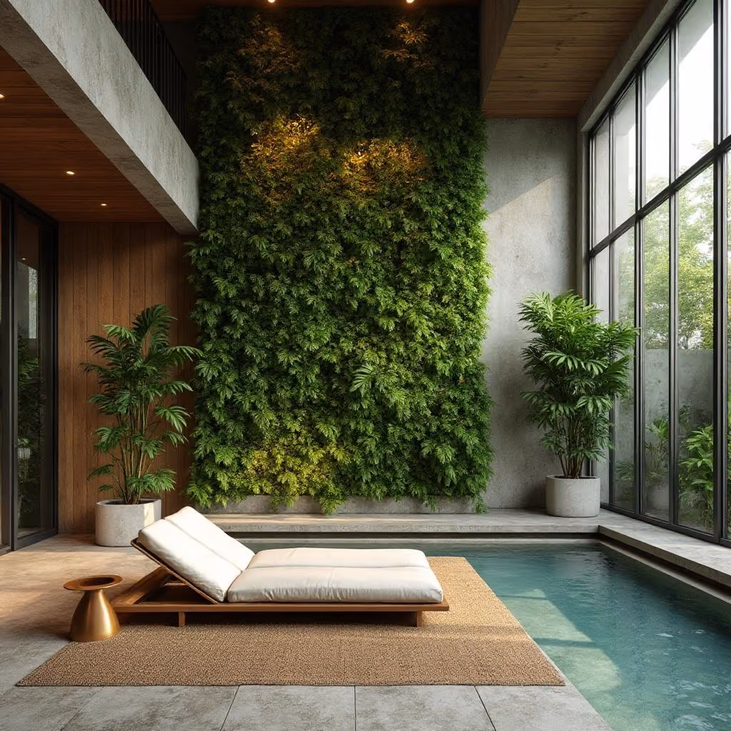 perete verde interior