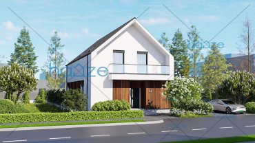 Proiect casa Parter si Mansarda (3 dormitoare) - Adelina - 106mp